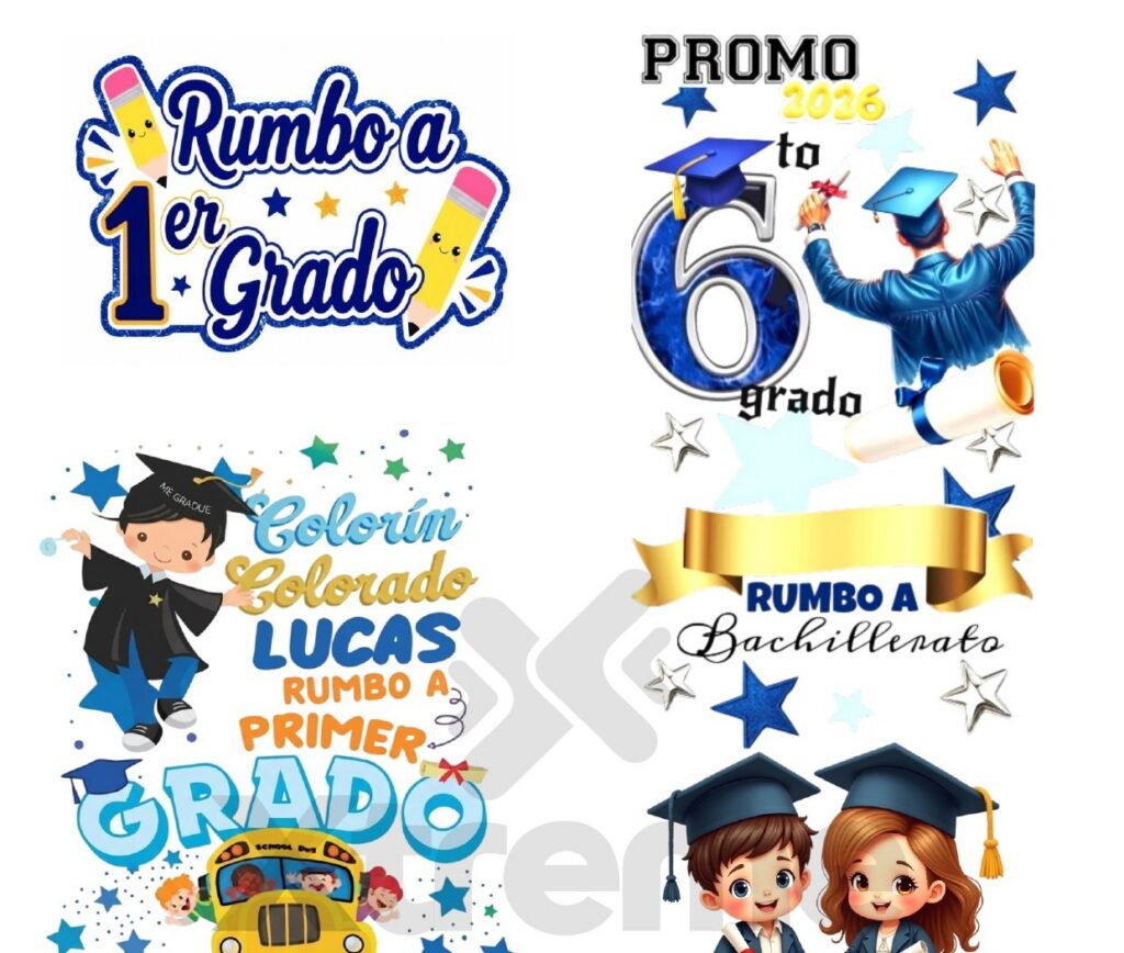 Láminas de graduación y promoción 2026