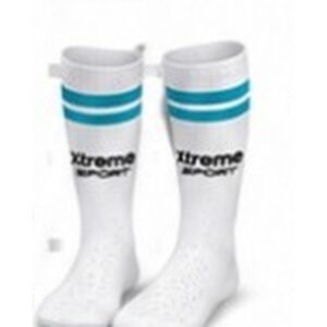 Medias deportivas sublimadas XtremeSport con franjas y logo