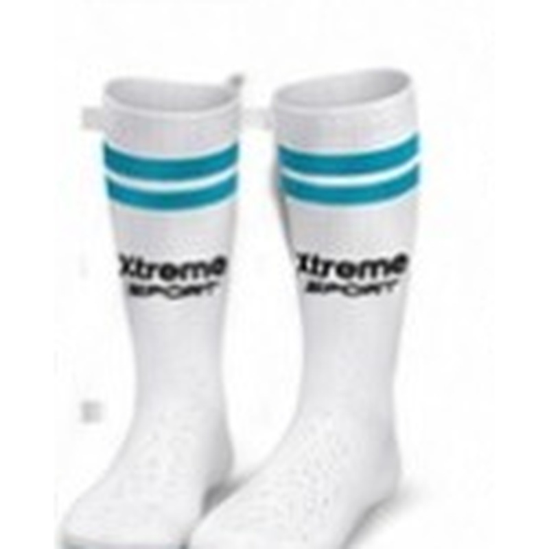Medias deportivas sublimadas XtremeSport con franjas y logo