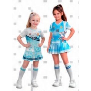 Niñas con conjunto de polo y falda short sublimada XtremeSport