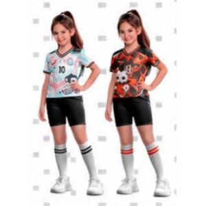Niñas con polo sublimado y sniker chavito negro de XtremeSport